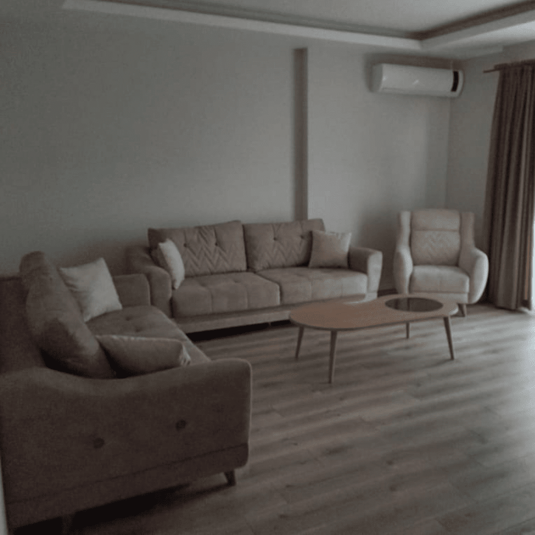 اجاره سالانه آپارتمان دو خوابه مبله در بیلیک دوزو