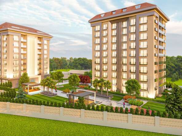 خانه های فروشی اقساطی در بیلیک دوزو استانبول در پروژه Erkama Park